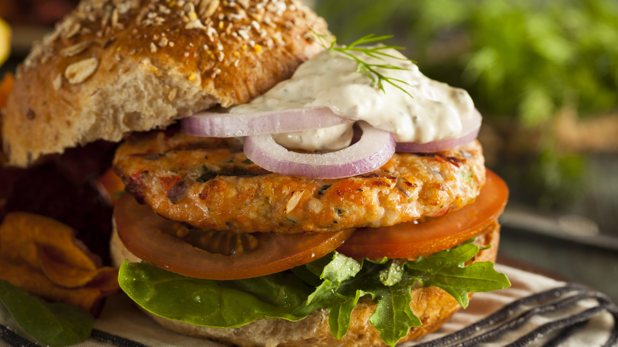 The Best Salmon Burgers - Fed & Fit